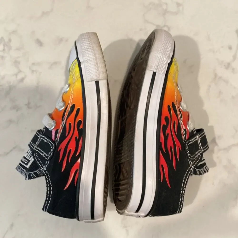 Converse Archive Flame Chuck Unisex Infant Shoe flames size 6